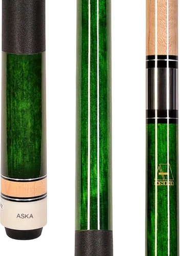 Vista 7 de ASKA L2 - Taco de billar de 2 piezas, arce canadiense Hard Rock de 58 pulgadas, punta dura de 0.512 in