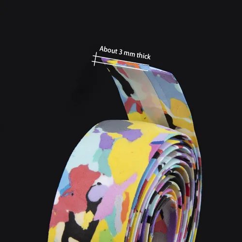 Vista 4 de VIARON Cinta de manillar para bicicleta de carretera, súper suave, espuma EVA, cinta de barra de bicicleta, agarre de absorción de golpes, cinta