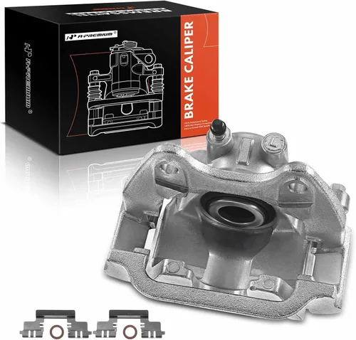 A-Premium Conjunto de Pinza de Freno de Disco con Soporte Compatible con Modelos Selectos de Cadillac, Chevy y GMC - Escalade, Avalanche, Silverado
