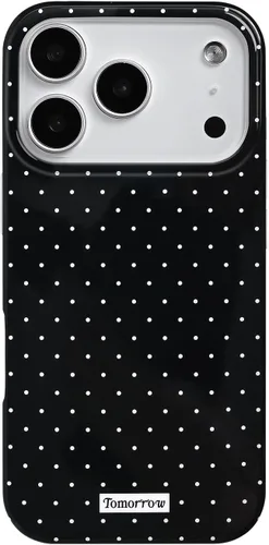 Vista 49 de inewateri Funda compatible con iPhone 11 con bonito diseño estético de lunares a la moda, fundas simples para TPU suave, funda de protección Negro