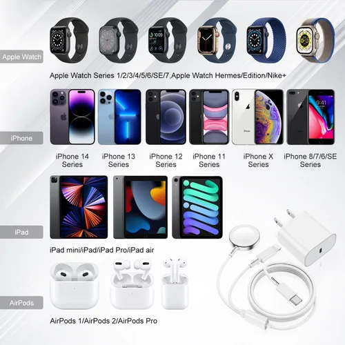 Vista 47 de Cable de carga USB C mejorado para Apple Watch, [certificado Apple MFi], cable de carga magnético para iWatch de 6 pies, cable de carga tipo C 2