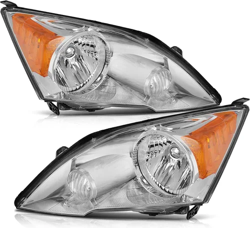 Conjunto de faros delanteros LBRST para Honda CR-V 2007-2011 tipo halógeno | Fit 2007-2011 for Honda CR-V Headlights | Driver & Passenger Side |