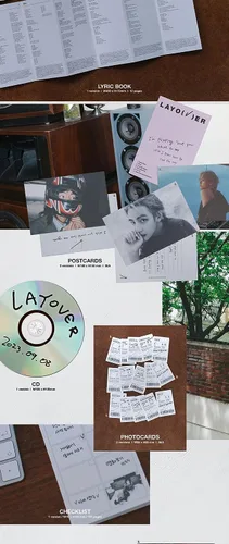 Vista 4 de BTS V Layover 1er álbum en solitario completo 4 versión SET Versión estándar.1+Versión.2+Versoin.3+Versión Weverse álbumes+Seguimiento sellado