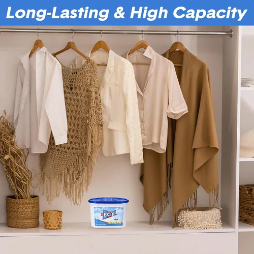 Vista 7 de LemonRoad Paquete de 20 absorbentes de humedad de 20 onzas, cajas de absorción de humedad de 20.3 fl oz, deshumidificador compacto portátil