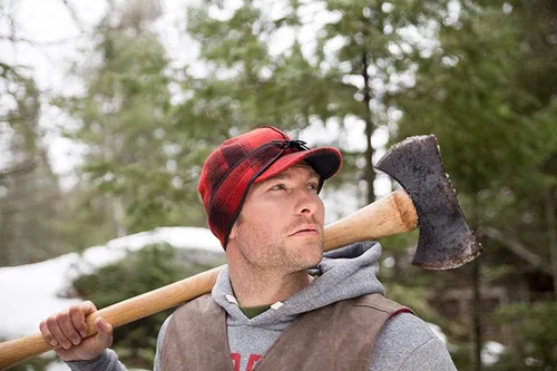 Vista 5 de Stormy Kromer Original Kromer Cap - Gorro de lana de invierno con orejeras