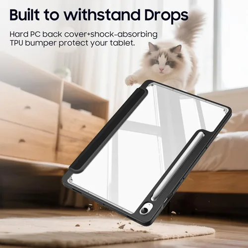 Vista 9 de Fintie Funda híbrida delgada para Samsung Galaxy Tab S10 Lite, S10 Fe, S9 FE de 10.9 pulgadas, Tab S9 de 11 pulgadas con soporte para S Pen, a