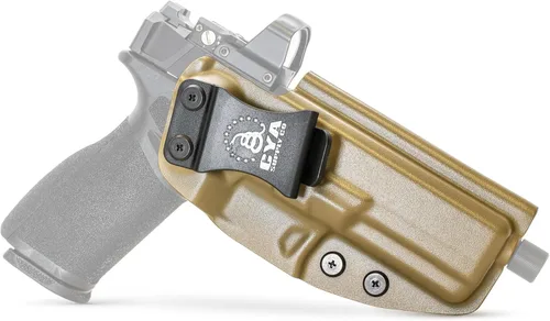 Vista 9 de CYA Supply Co. Funda para llevar armas dentro del cinturón, Base Optics Ready (Flat Dark Earth) Portador Oculto en la Pretina, IWB, Compañía