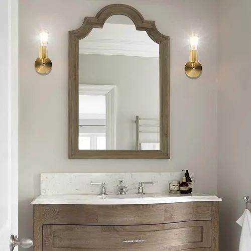 Vista 2 de Lámpara de pared industrial, lámpara de tocador, lámpara de pared, lámpara de montaje en pared rústica retro, accesorios de iluminación de baño