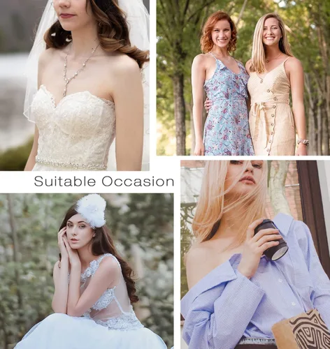 Vista 6 de Wingslove - Brasier adhesivo de realce, reutilizable, sin tirantes, autoadhesivo, invisible, para vestido sin espalda