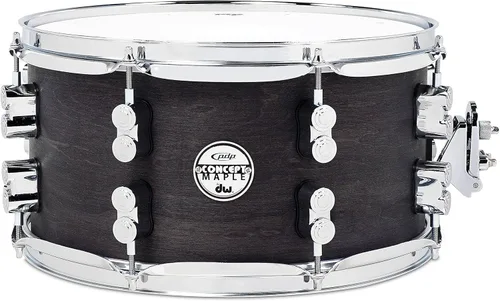 Vista 6 de PDP By DW Tambor Snare de Arce con Acabado de Cera Negra 6.5x14