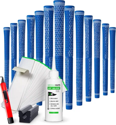Vista 9 de Wedge Guys DC Tour Golf Grips Kit – 4 zonas de agarre para una comodidad y control supremos – Reemplazo de empuñaduras para palos de golf