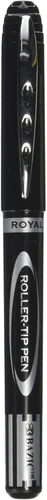 BAZIC Royal Black - Bolígrafo de punta redonda (3 unidades)
