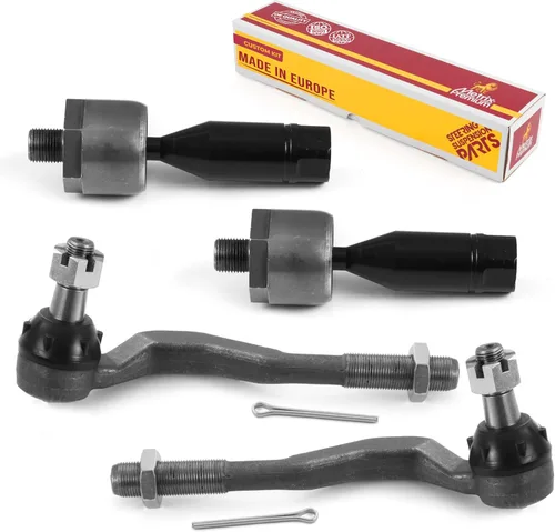 Vista 101 de Metrix Premium Chassis Parts - Kit de 4 piezas de extremos de barra de acoplamiento frontal exterior e interior compatible con Nissan Pathfinder