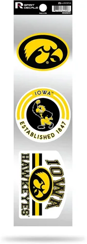 Vista 163 de NCAA - Juego de calcomanías retro Spirit de 3 piezas