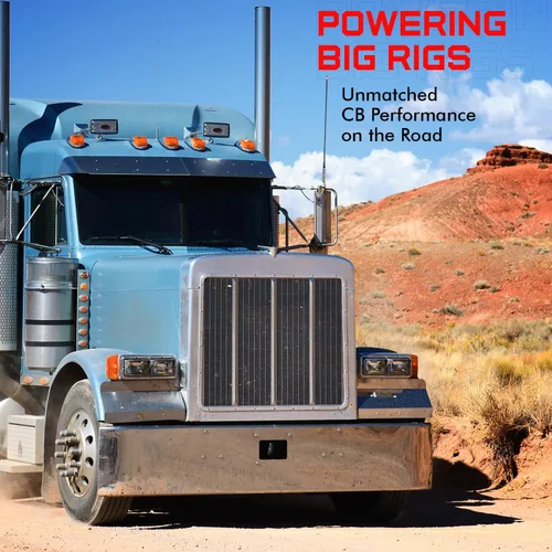 Vista 4 de Prostick Antena de radio CB negra de fibra de vidrio de 2 pies de 1000 vatios con resorte de acero inoxidable resistente