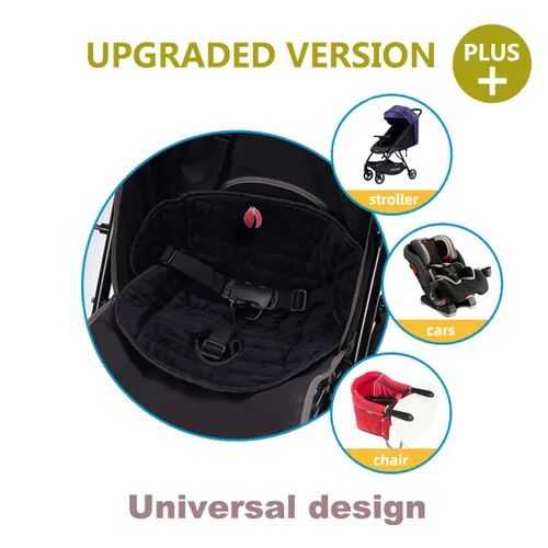 Vista 3 de Protector de asiento de coche para bebé, protector de asiento de automóvil con forro impermeable para asiento de automóvil de seguridad infantil