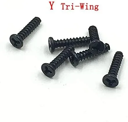 Vista 2 de 6 tornillos de tres alas "Y" para Nintendo Switch NS NX Joy Con Tornillo triangular (Nota no cruz X)