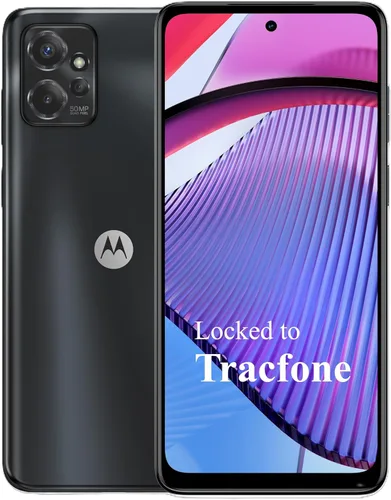 Tracfone, Motorola Moto g Power 5G (2023), 128GB, Teléfono inteligente prepago, negro, cámara principal de 50MP, bloqueado