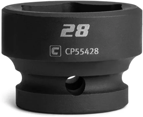 Vista 21 de Capri Tools Zócalo de impacto rechoncho de 0.394 in, accionamiento de 1/2", 6 puntos, métrico, CP55410