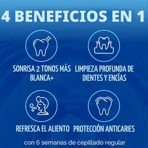 Vista 6 de ARM & HAMMER Advance White Pasta de dientes, Pasta de dientes blanqueadora de bicarbonato de sodio con Tecnología de Defensa contra Manchas y Flúor