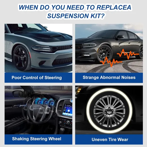 Vista 3 de BoardRoad Kit de suspensión de brazo de control delantero inferior de 12 piezas, rótula para Toyota Corolla 2003, 2004, 2005, 2006, 2007, 2008