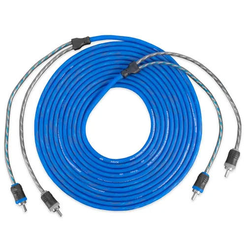 Vista 5 de NVX® XIV2M - Cable de interconexión de audio RCA de cobre libre de oxígeno de 1 hembra a 2 machos, par trenzado de audio RCA serie V, con reducción