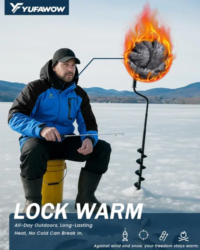 Vista 4 de Chaqueta de invierno para hombre, abrigo de trabajo, cortavientos impermeable, softshell pesado, térmica aislante, resistente al calor, para esquí