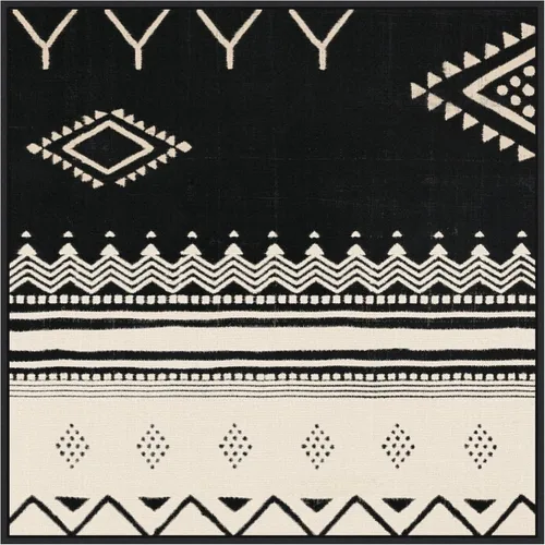 Vista 9 de Amanti Art Framed Canvas Wall Art 30x30 Geo Textile Crop II by Victoria Barnes, Framed Wall Art Canvas, Abstract Artwork, Modern Decor, Large Poster