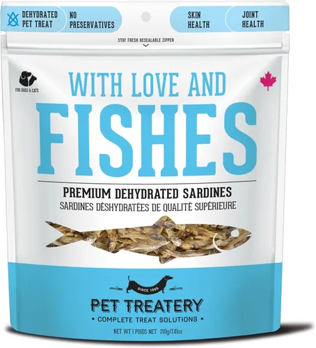 Vista 12 de The Granville Island Pet Treatery Piel de bacalao deshidratada para perros y gatos (2.5 onzas, paquete de 1) – Golosinas deshidratadas de un solo