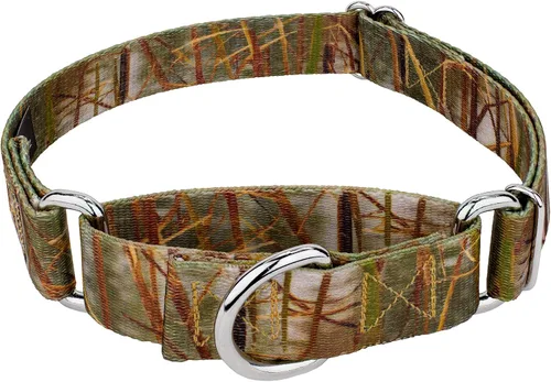 Vista 8 de Country Brook Petz - Collar de perro Martingala de camuflaje azul con diseño de camuflaje y diseños resistentes (1/2 pulgada, 2XS)