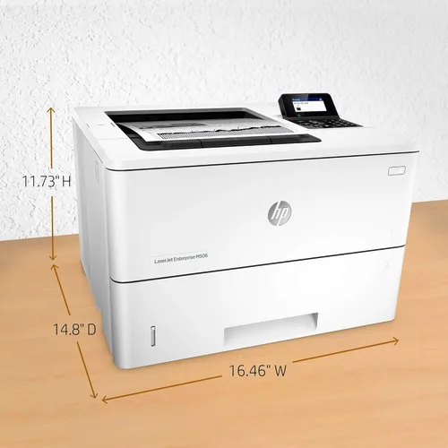Vista 3 de HP Laserjet Enterprise M506n Impresora láser con Ethernet incorporado (F2A68A) (renovada)