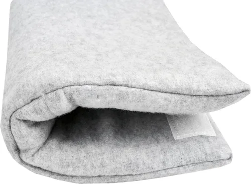 Vista 9 de The Breast & Chest Buddy - Cojín de cinturón de seguridad para cirugía a corazón abierto, mastectomía y reconstrucción de tórax - Gris sólido