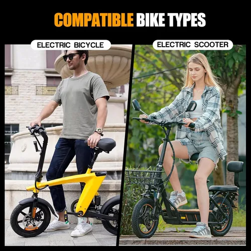 Vista 7 de FANSPRO Paquete de 2 tubos interiores para bicicleta eléctrica de alta resistencia de 14 x 2.125 con válvula Schrader en ángulo y 2 palancas
