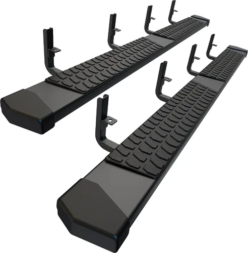 Vista 12 de Estribos de cabina doble compatibles con Dodge Ram 1500 2009-2018, Ram 2019-2024 1500 Classic (nuevo estilo de cuerpo no es compatible), Ram
