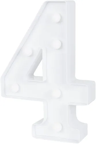 Vista 29 de Restaurantware Illumify - Luz LED de marquesina duradera de 7.1 x 1.2 x 8.7 pulgadas, número 0, a prueba de contacto, de plástico, con ranura