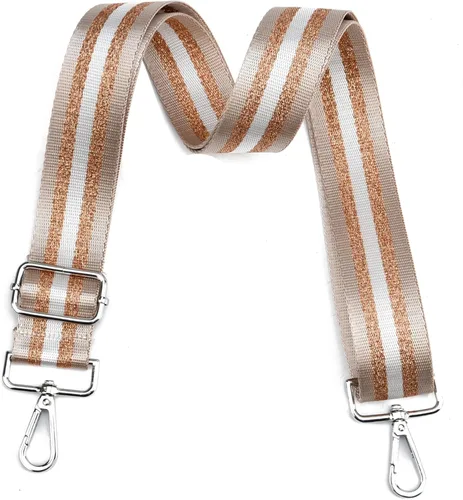 Vista 79 de LVYOUME Correa para bolso, accesorios plateados, correas anchas para bolsa, correa de hombro ajustable para bolsos