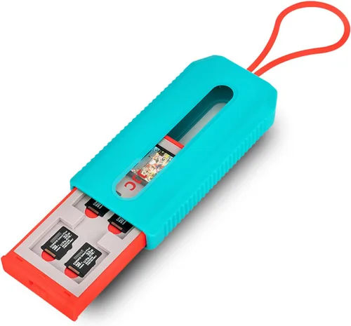 Vista 10 de Funda de tarjeta de memoria para 6 tarjetas CFexpress tipo A y 12 tarjetas Micro SD, diseño de ventana emergente y transparente, soporte para 18
