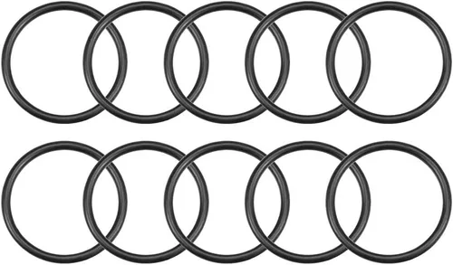 Vista 6 de uxcell Juntas tóricas de goma de nitrilo de 0.433 in de diámetro exterior de 0.236 in de diámetro interior, 0.098 in de ancho, junta métrica