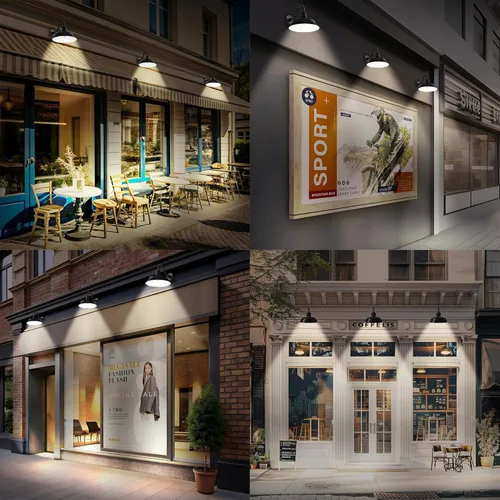 Vista 5 de 14 pulgadas. RLM Warehouse - Pantalla con brazo de cuello de cisne y bombilla Led A19 5000K de 9W