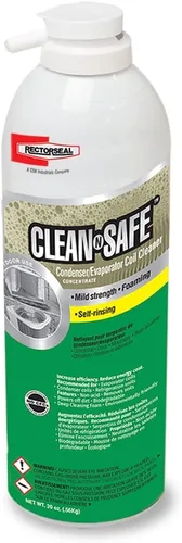 Rectorseal Clean-N-Safe 83780 Limpiador de bobinas, espuma de limpieza profunda sin ácidos, fácil aplicación para limpieza HVAC y protección contra