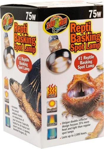 Vista 2 de Zoo Med Repti Basking Spot - Bombilla de repuesto para lámpara (75 W, 3 unidades)