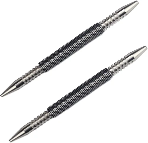 Vista 8 de Juego de clavos de resorte de doble cabeza con herramienta de remoción de pines de puerta, juego de clavos y bisagras, 1/32"x1/16" Herramienta