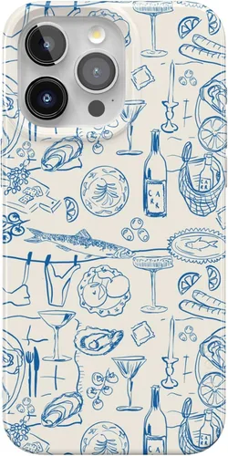 Vista 68 de Casely Funda para iPhone 15 Pro Todas las cosas divertidas Diversión en días laborables Compatible con MagSafe Diseño clásico ultra delgado