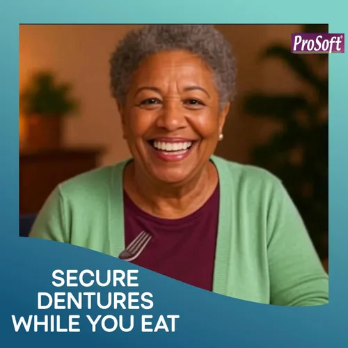 Vista 4 de Prosoft revestimiento para dentaduras postizas 2 placas para dentaduras postizas.