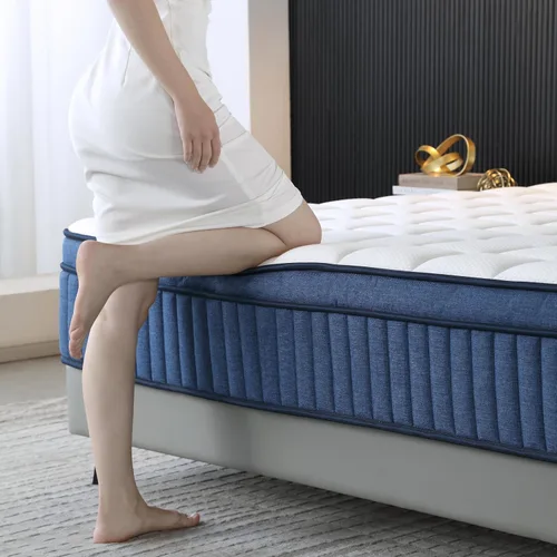 Vista 6 de Full Size Mattress, 10 Inch Hybrid Full Mattress in a Box, Cool Gel Memory Foam Mattress, Back Pain Relief & Strong Edge Support, Individual Wrapped