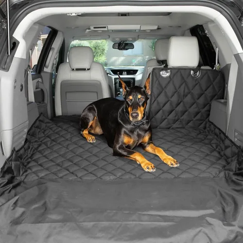 4Knines Forro de Carga Dividido para SUV – Para Perros y Mascotas, Resistente, Alfombrilla Impermeable para Maletero y Cubierta de Carga – Se Adapta