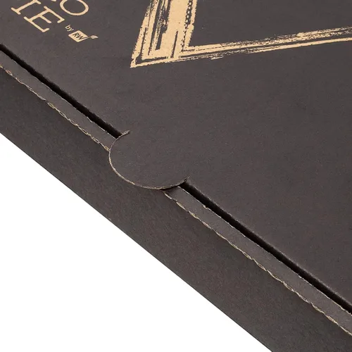 Vista 12 de Restaurantware Eco Pie - Cajas de pizza de 10.6 x 10.6 x 1.7 pulgadas, 50 cajas de entrega de pizza corrugada, reutilizables como platos, cajas