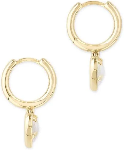 Vista 2 de Kendra Scott Ari Heart Huggie - Aretes para mujer, joyería de moda