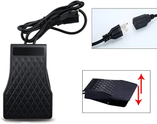 Vista 4 de Amoladora de eje flexible Carver Herramienta giratoria para tallar Herramientas multifunción para trabajar el metal, control de pedal de pie, 30