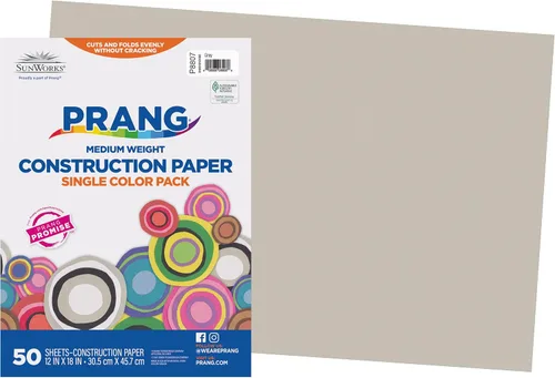 Vista 25 de Prang (anteriormente SunWorks) Papel de construcción, blanco brillante, 12 x 18 pulgadas, 50 hojas